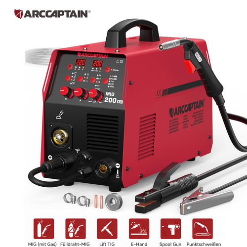 Arccaptain saldatrice mig - arccaptain,